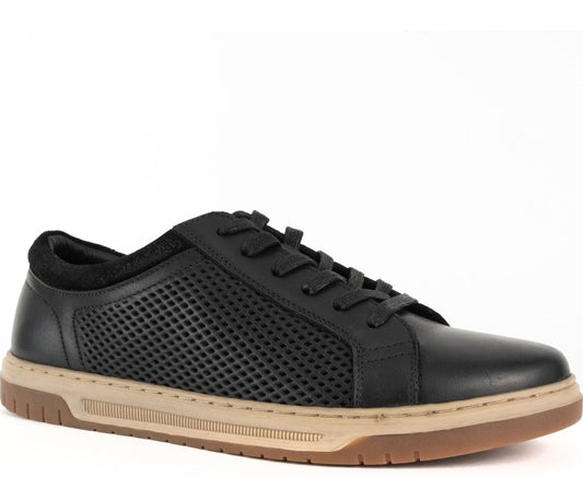black casual sneakers