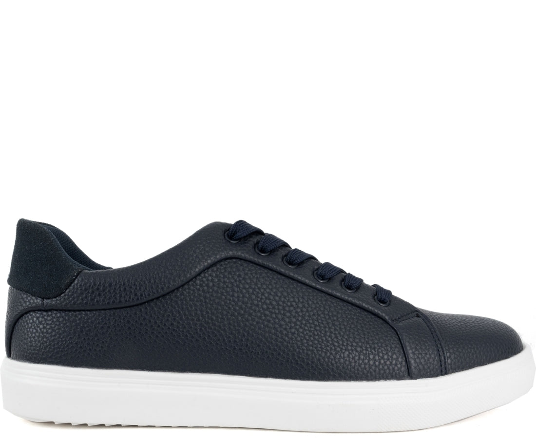 blue casual sneakers