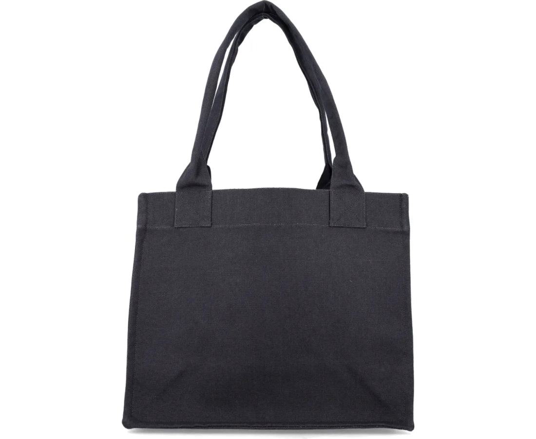 large shopper contrasted logo