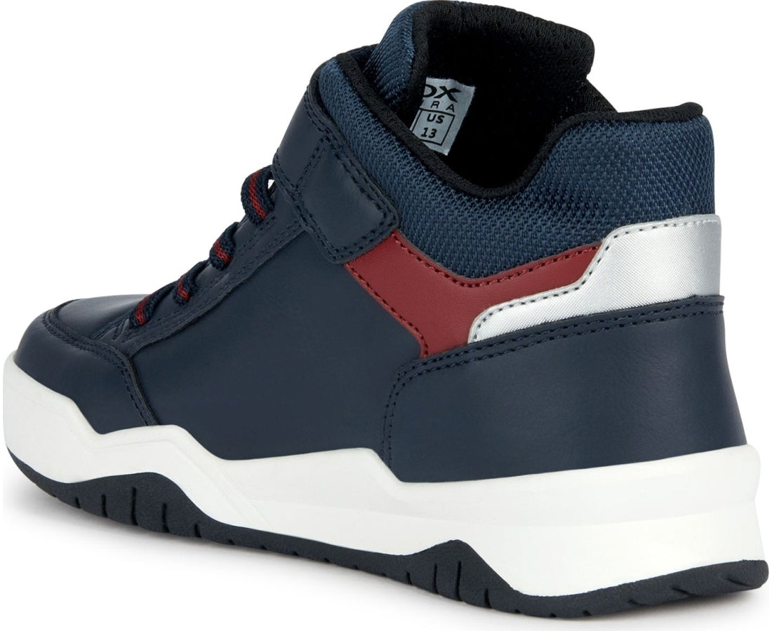 perth booties navy red