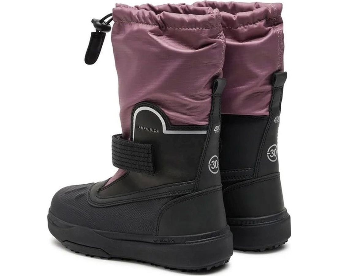 bunshee booties dk rose black