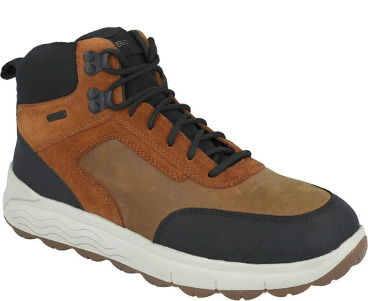 spherica booties ochre cognac