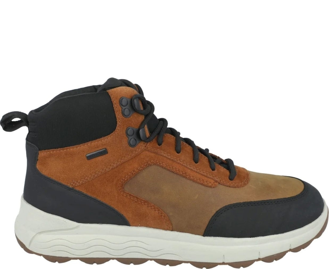 spherica booties ochre cognac