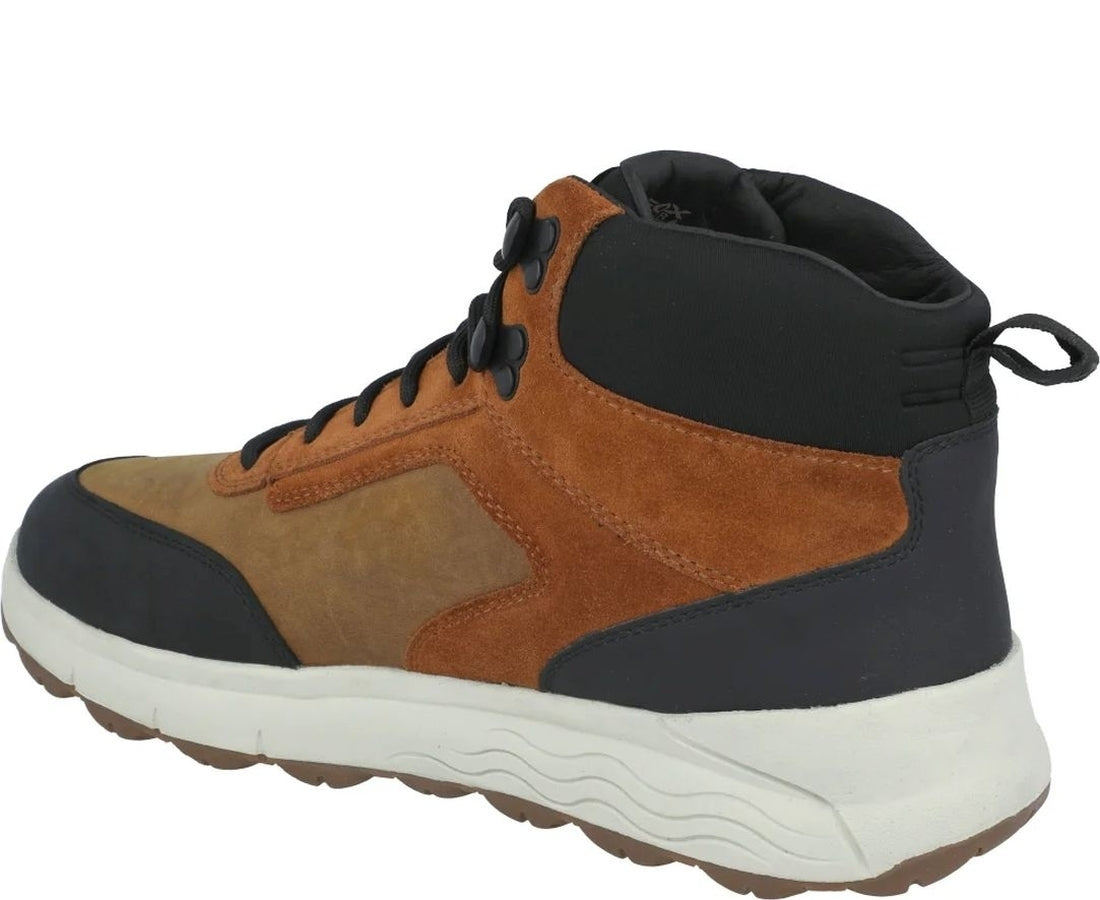 spherica booties ochre cognac