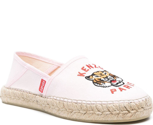 kenzo espadrille slip-on spe faded pink