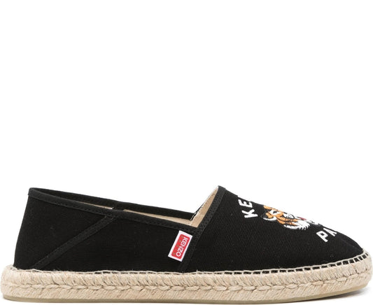 kenzo espadrille slip-on black