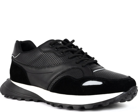 leisure trainers black