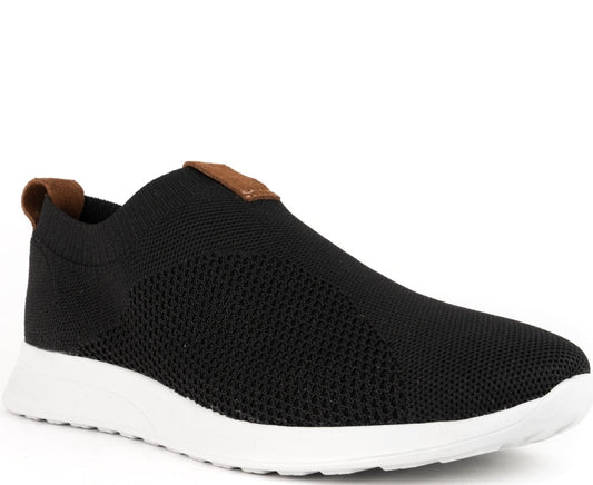 leisure trainers black
