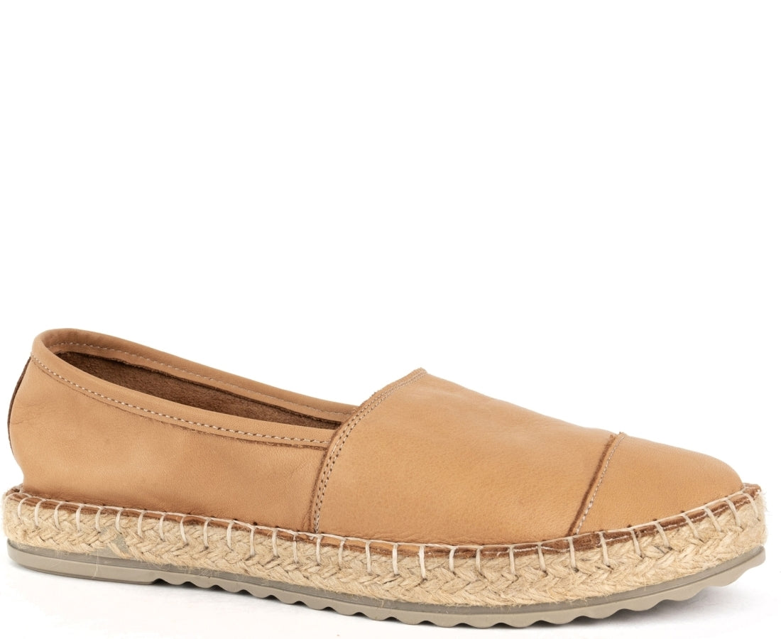 brown casual closed espadriles