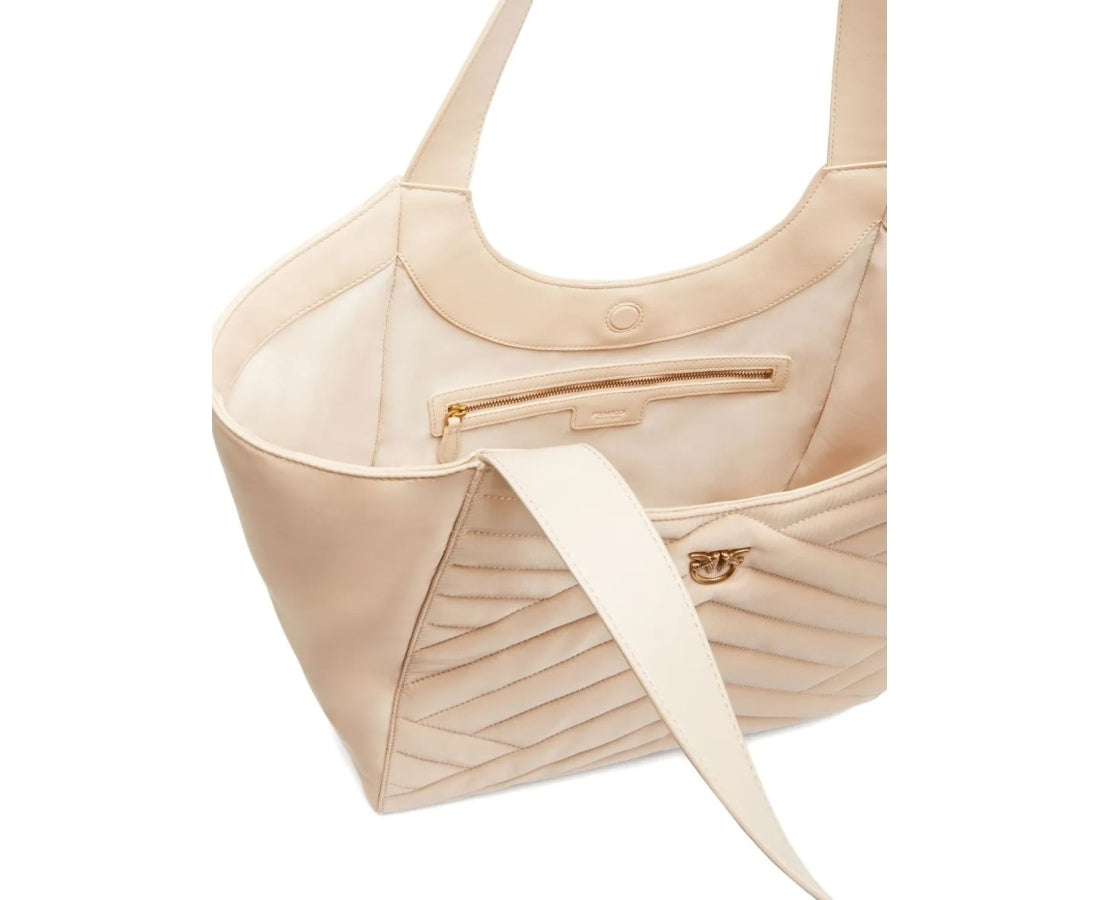 grey casual tote bag