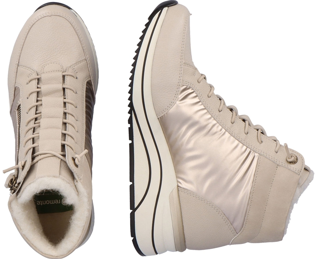 beige casual closed booties