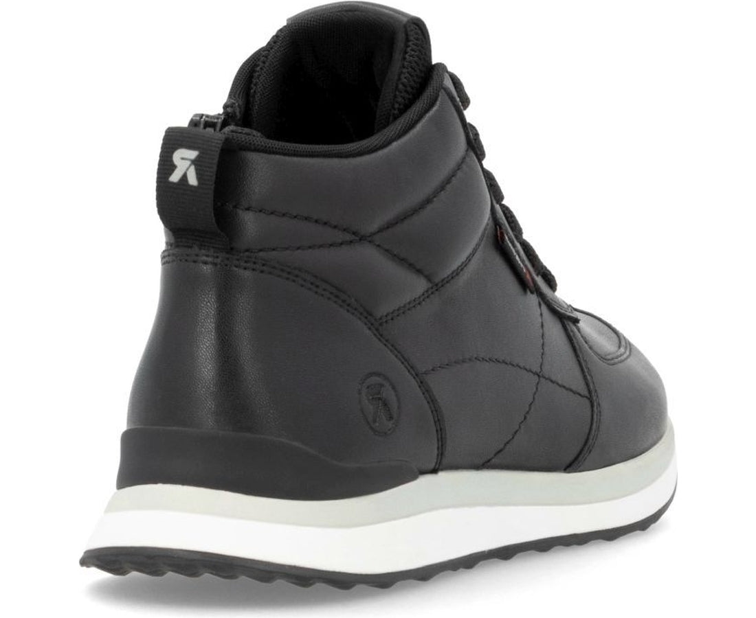 black casual closed ladies mid height boots