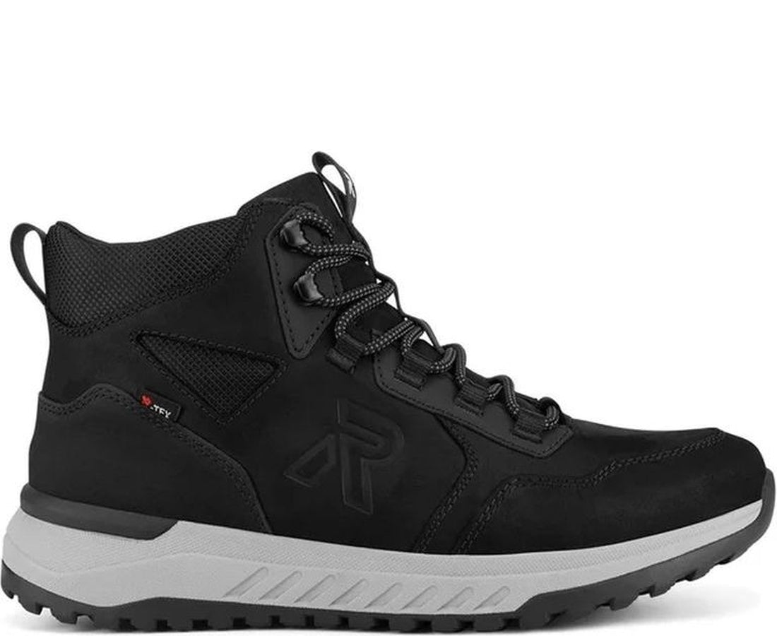 black casual closed men's boots