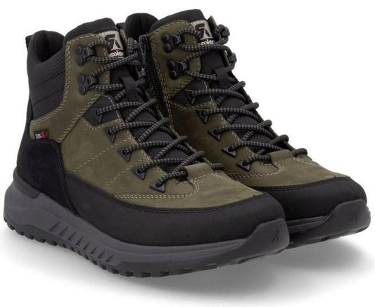 green combination casual closed men's boots