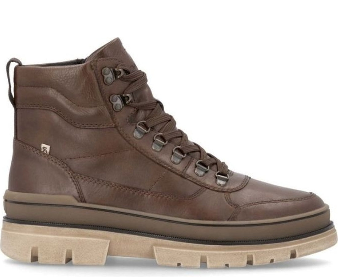 brown casual closed men's boots