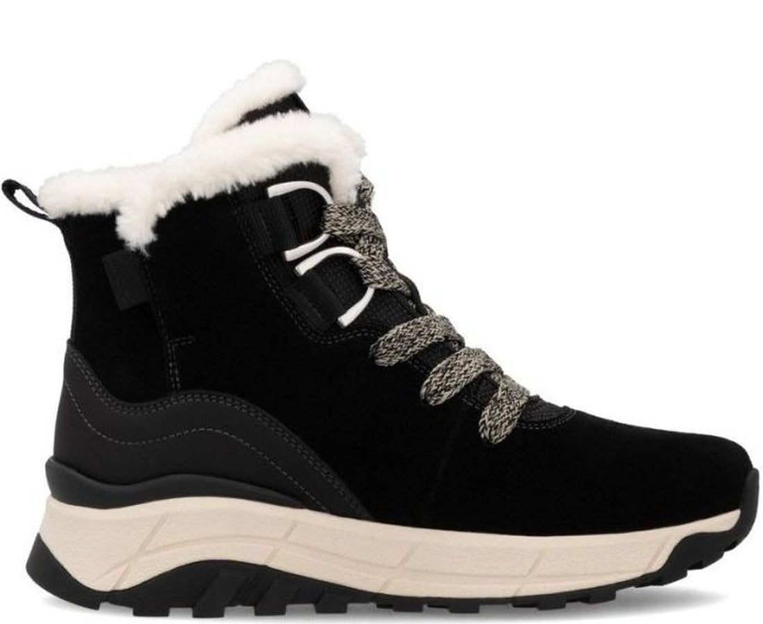 white casual closed ladies mid height boots