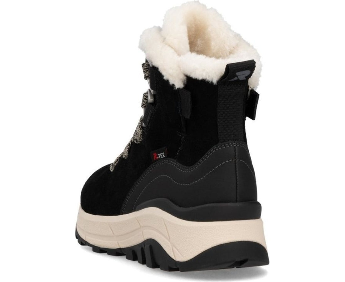 white casual closed ladies mid height boots