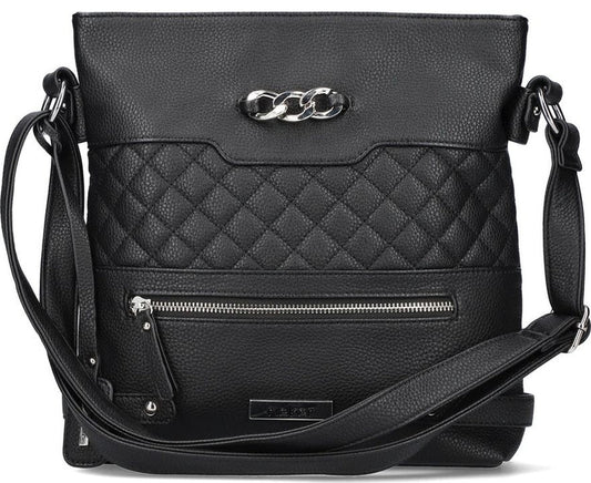 black casual handbag