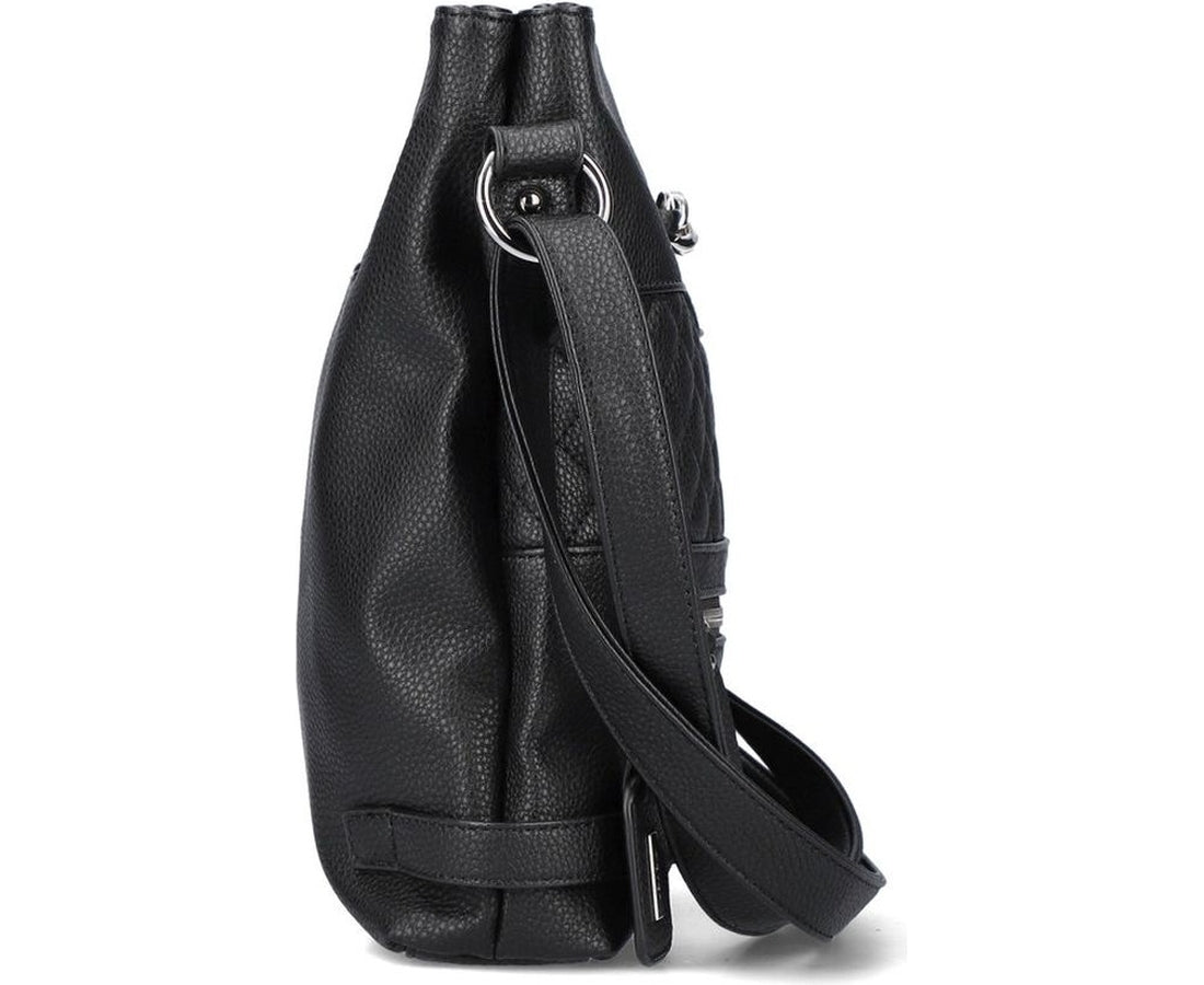 black casual handbag