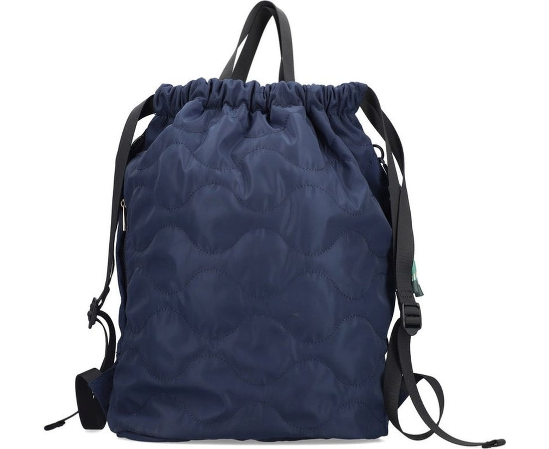 blue casual handbag