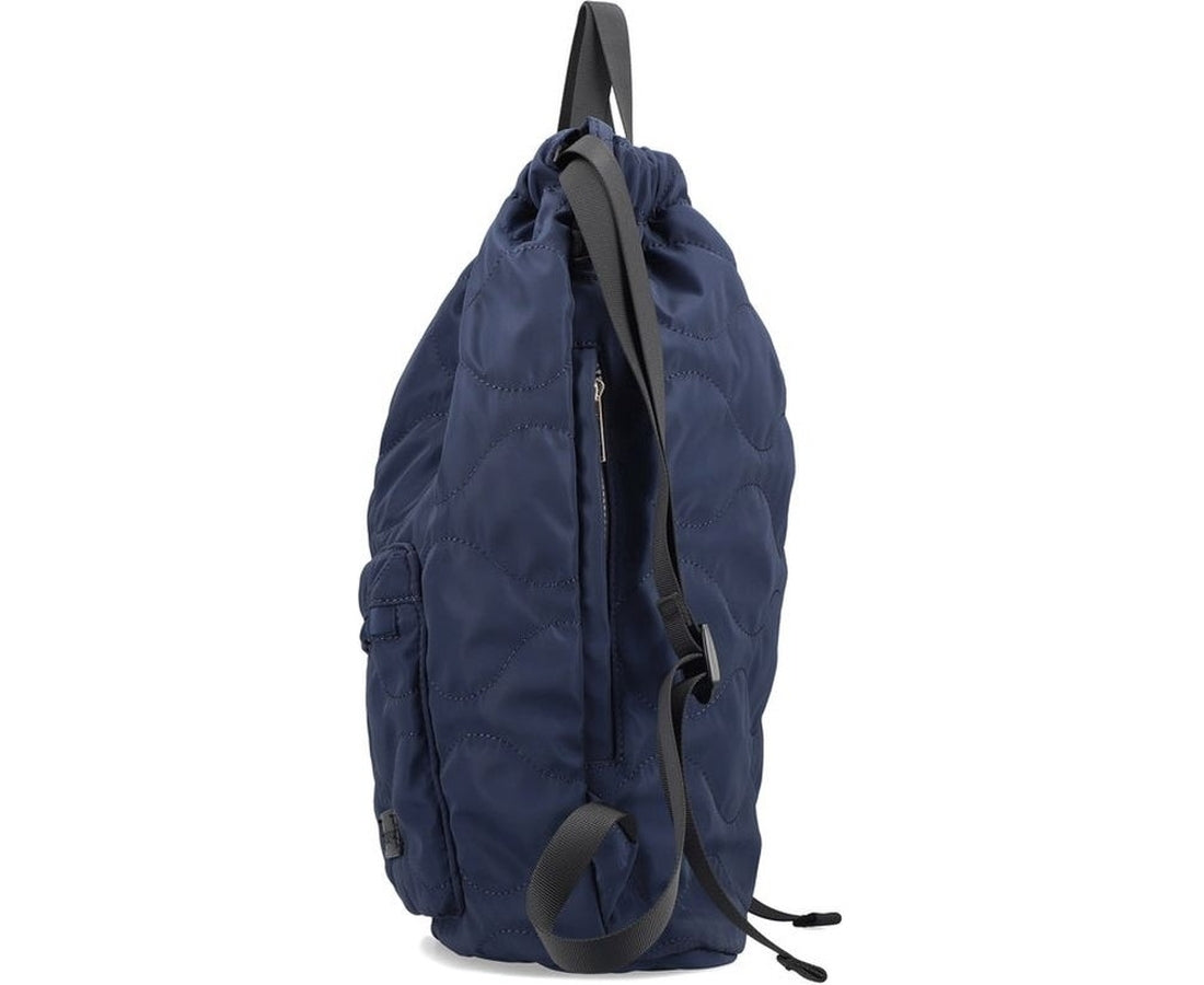 blue casual handbag