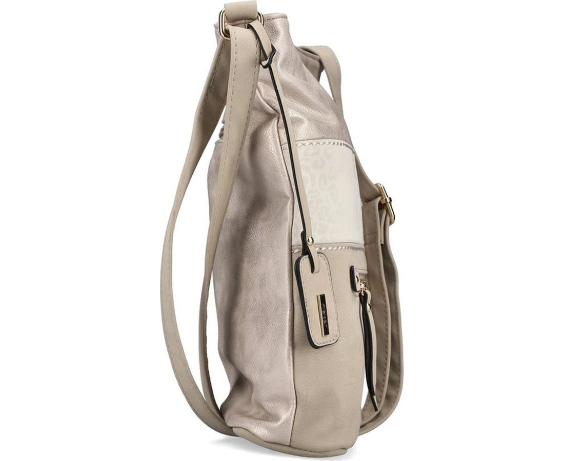 beige casual handbag