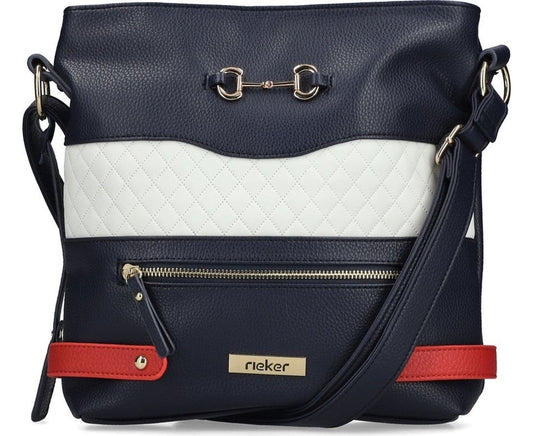 blue casual handbag