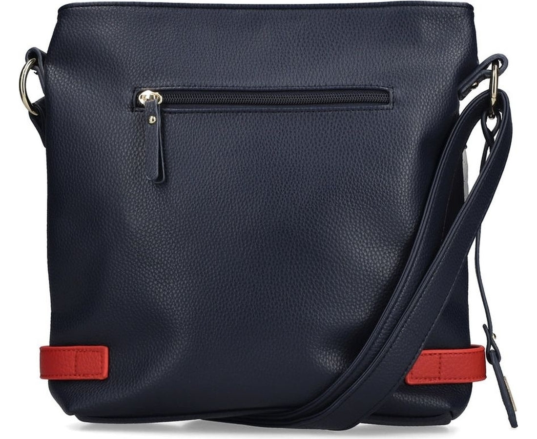 blue casual handbag
