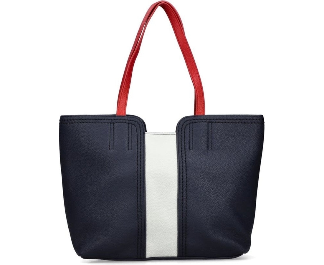 blue casual handbag
