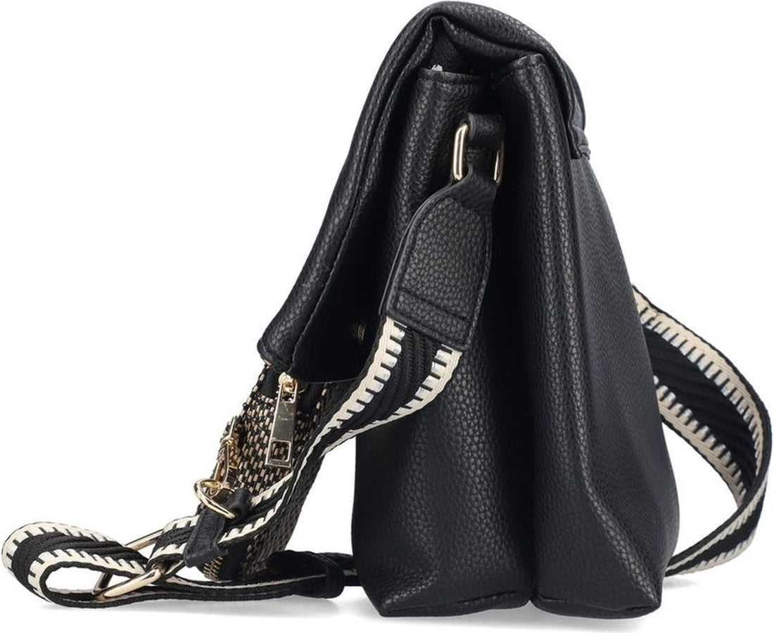 black casual handbag