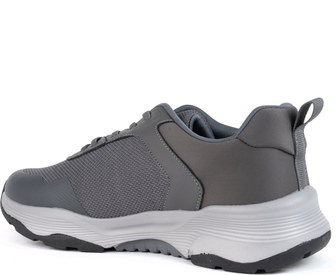 grey closed sneakers