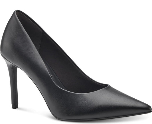 black elegant closed pumps
