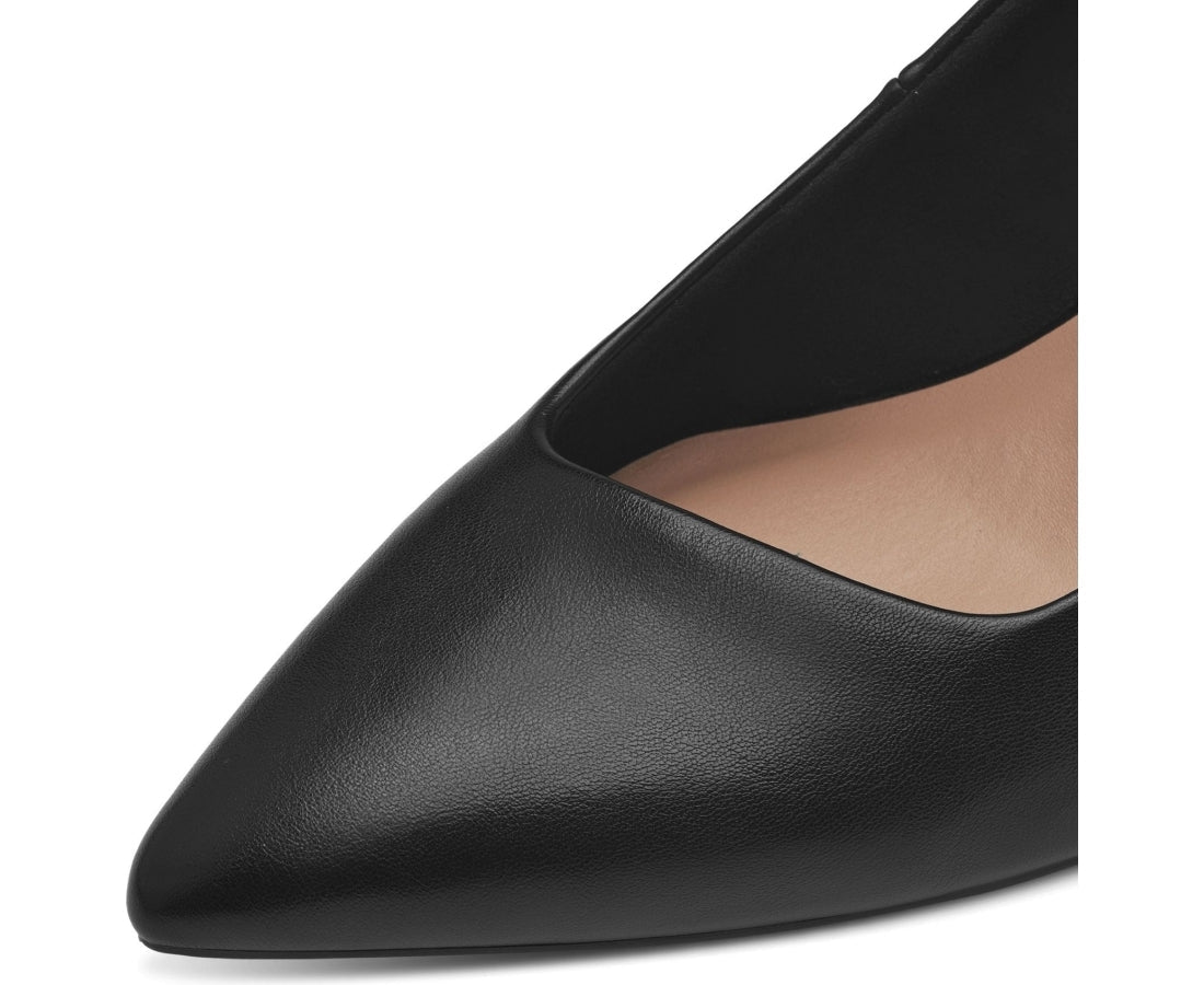 black elegant closed pumps