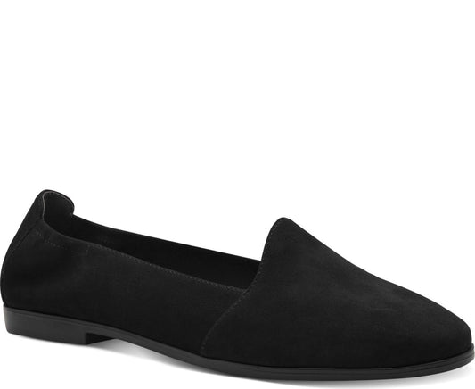black casual closed slipper
