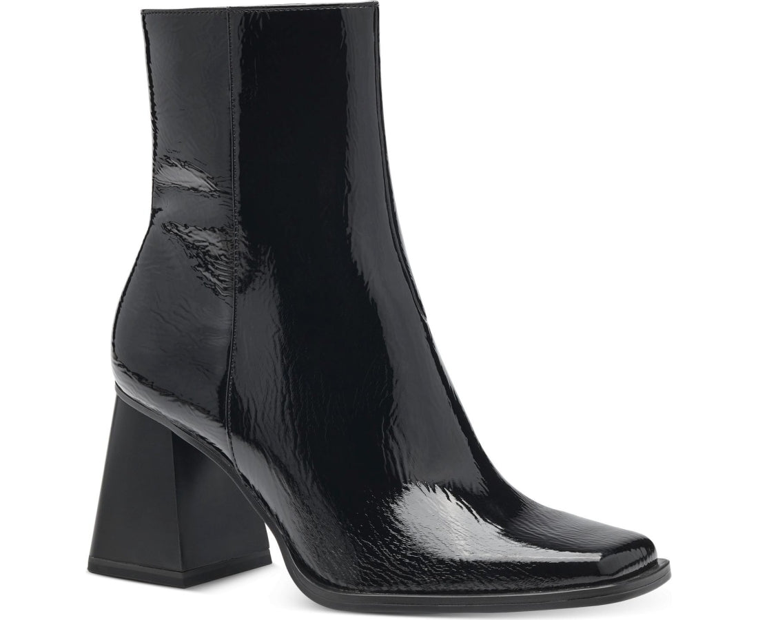 black elegant closed booties