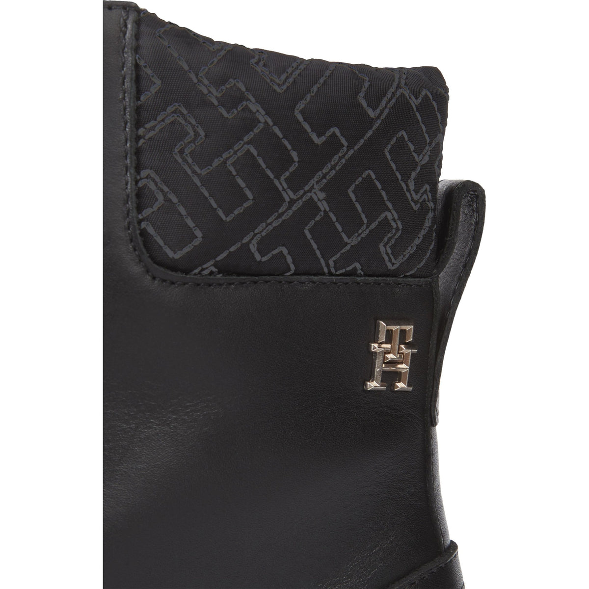 Women's Black Cleated Ankle Boots