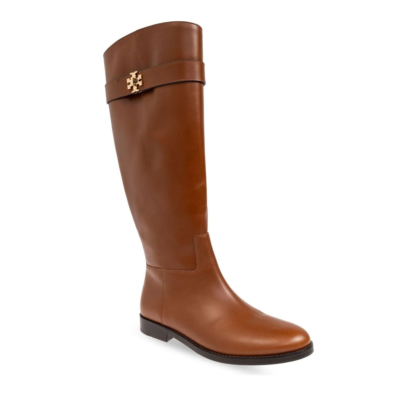 T Lock Women's Brown Riding Boots