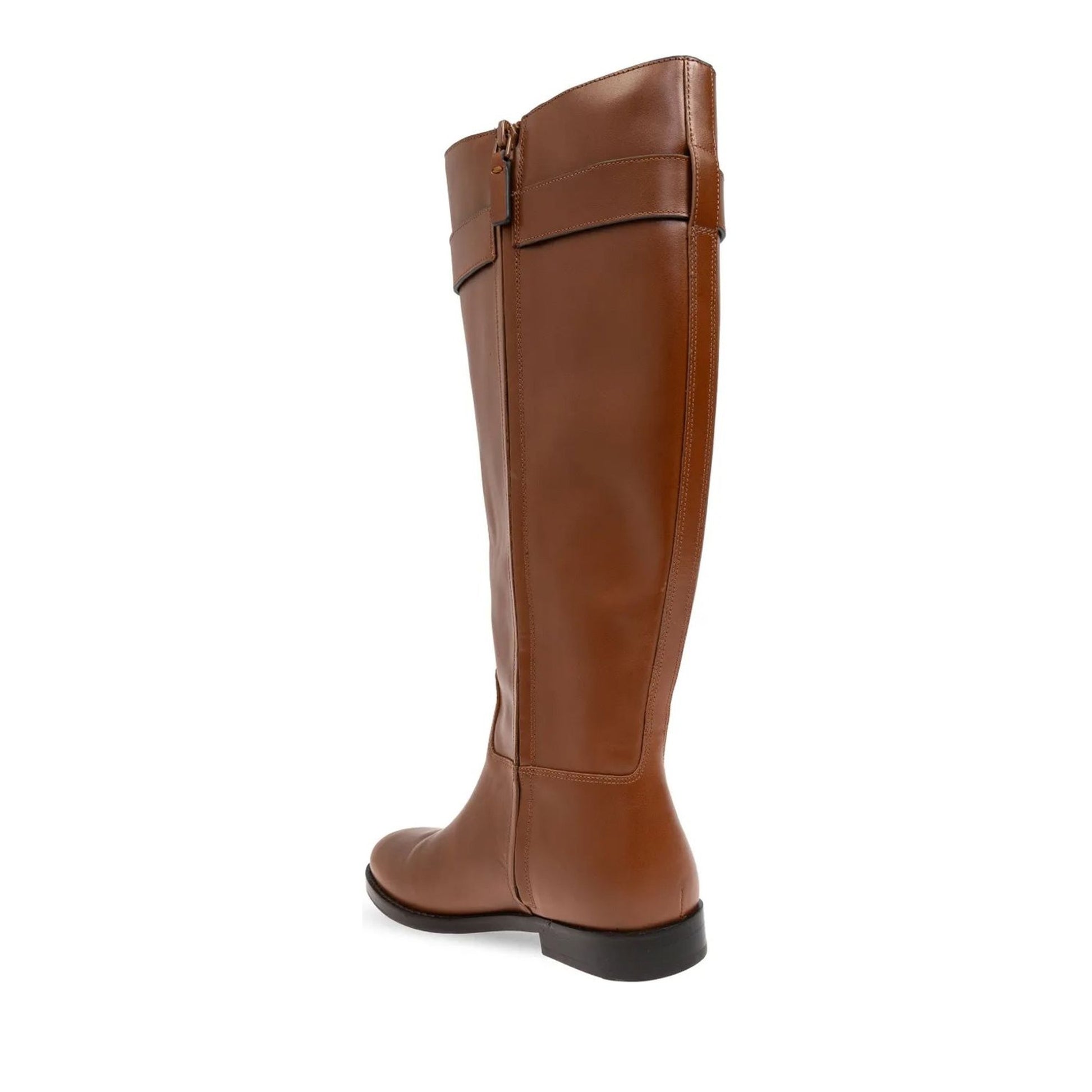 T Lock Women's Brown Riding Boots