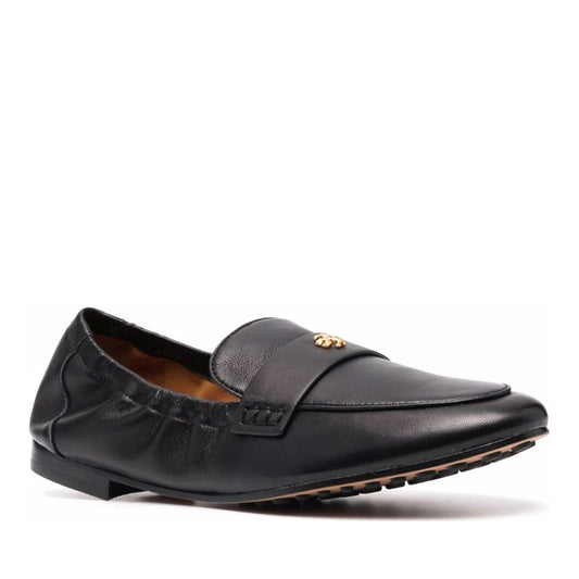 Women's Black Open-Toe Moccasins