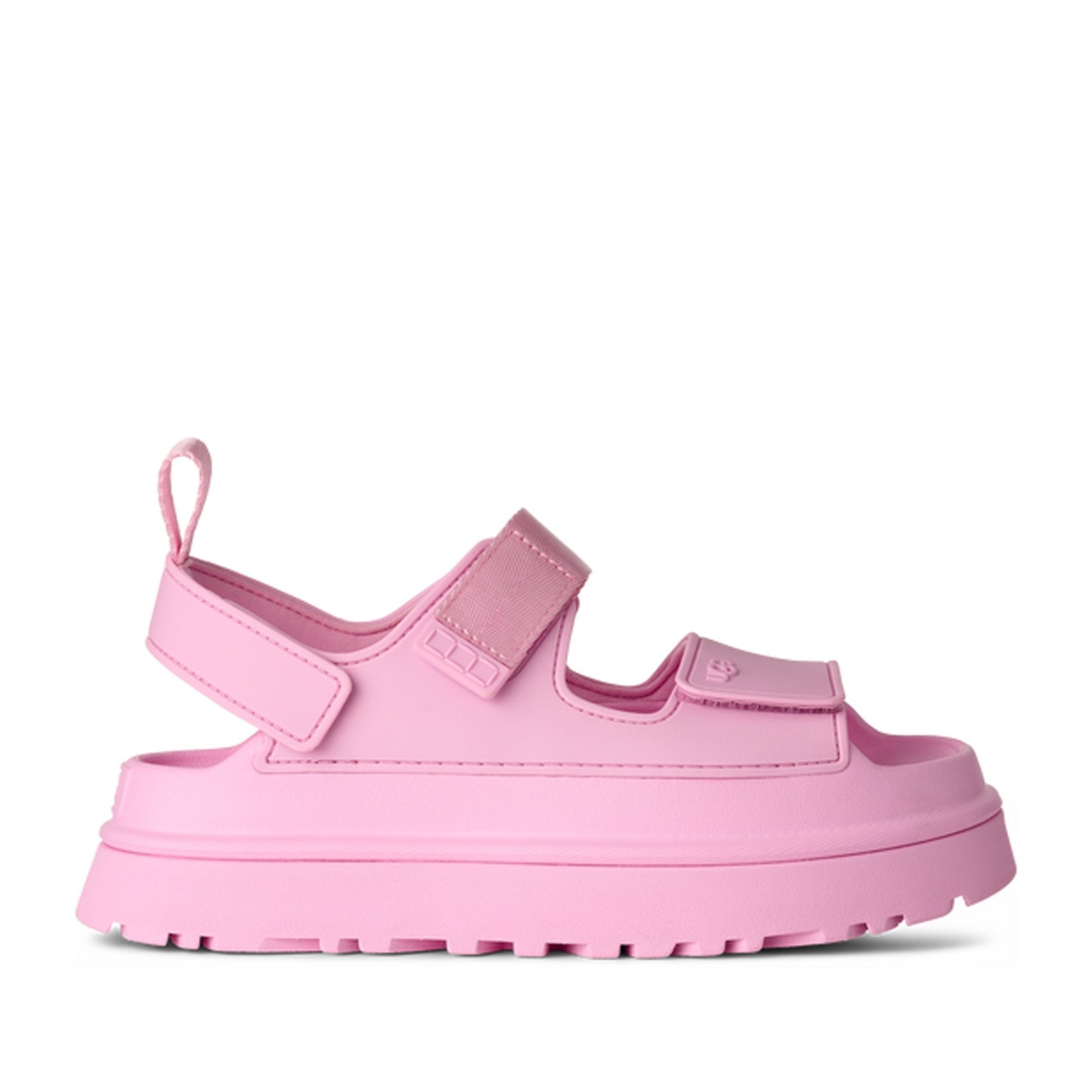 GoldenGlow Women's Pink Open-Toe Sandals