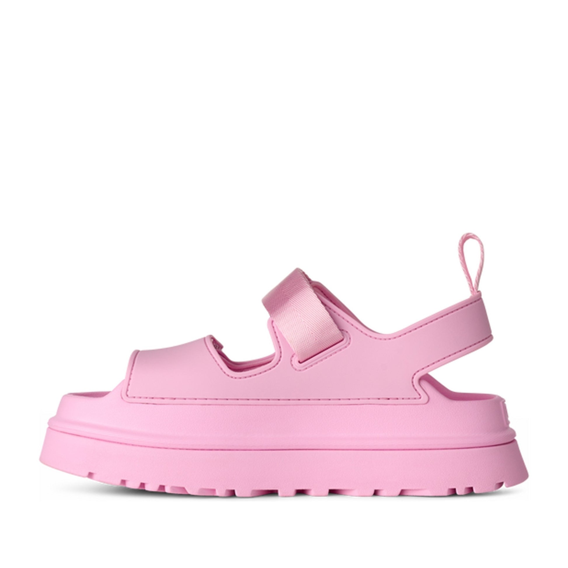 GoldenGlow Women's Pink Open-Toe Sandals
