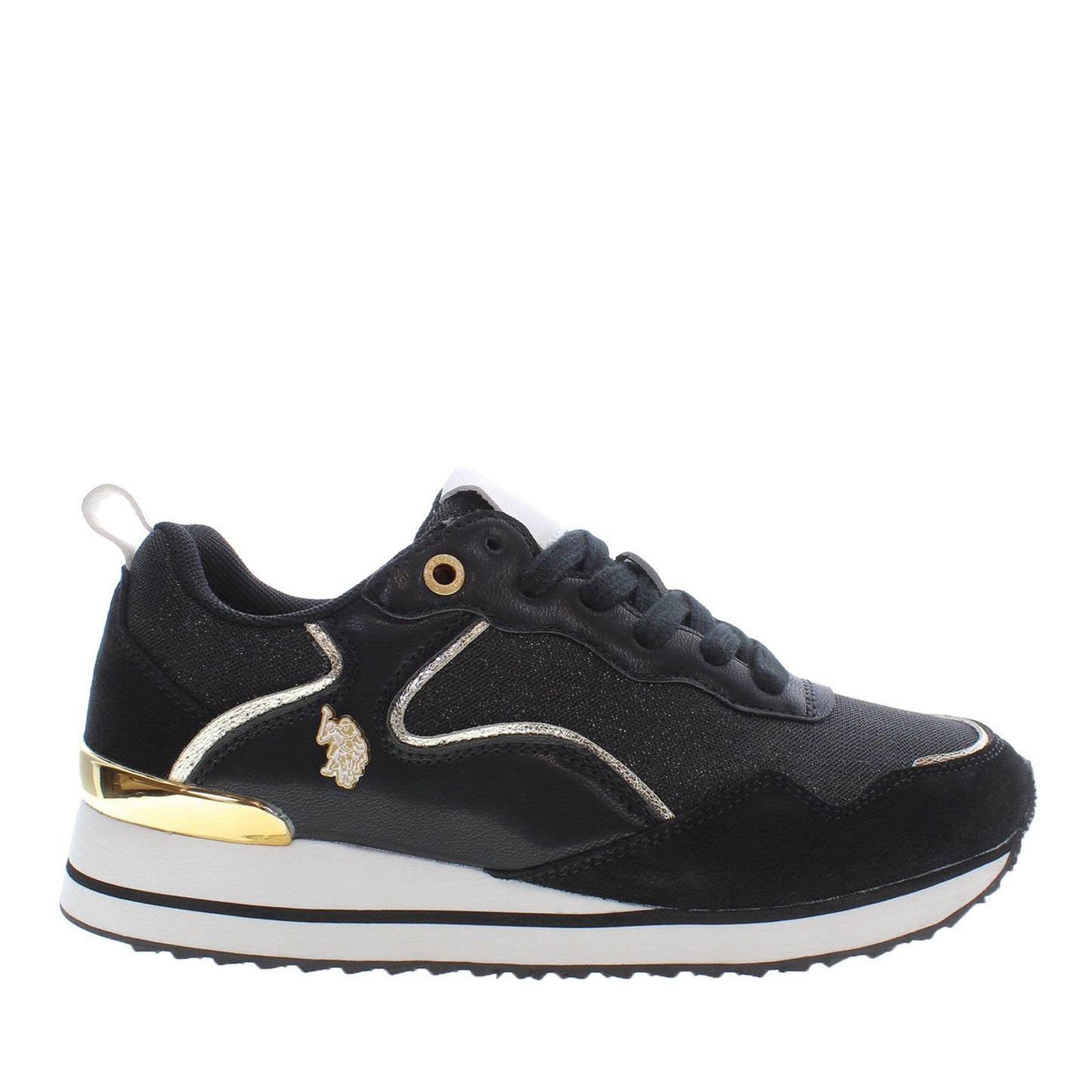 Women's Black Athletic Sneakers
