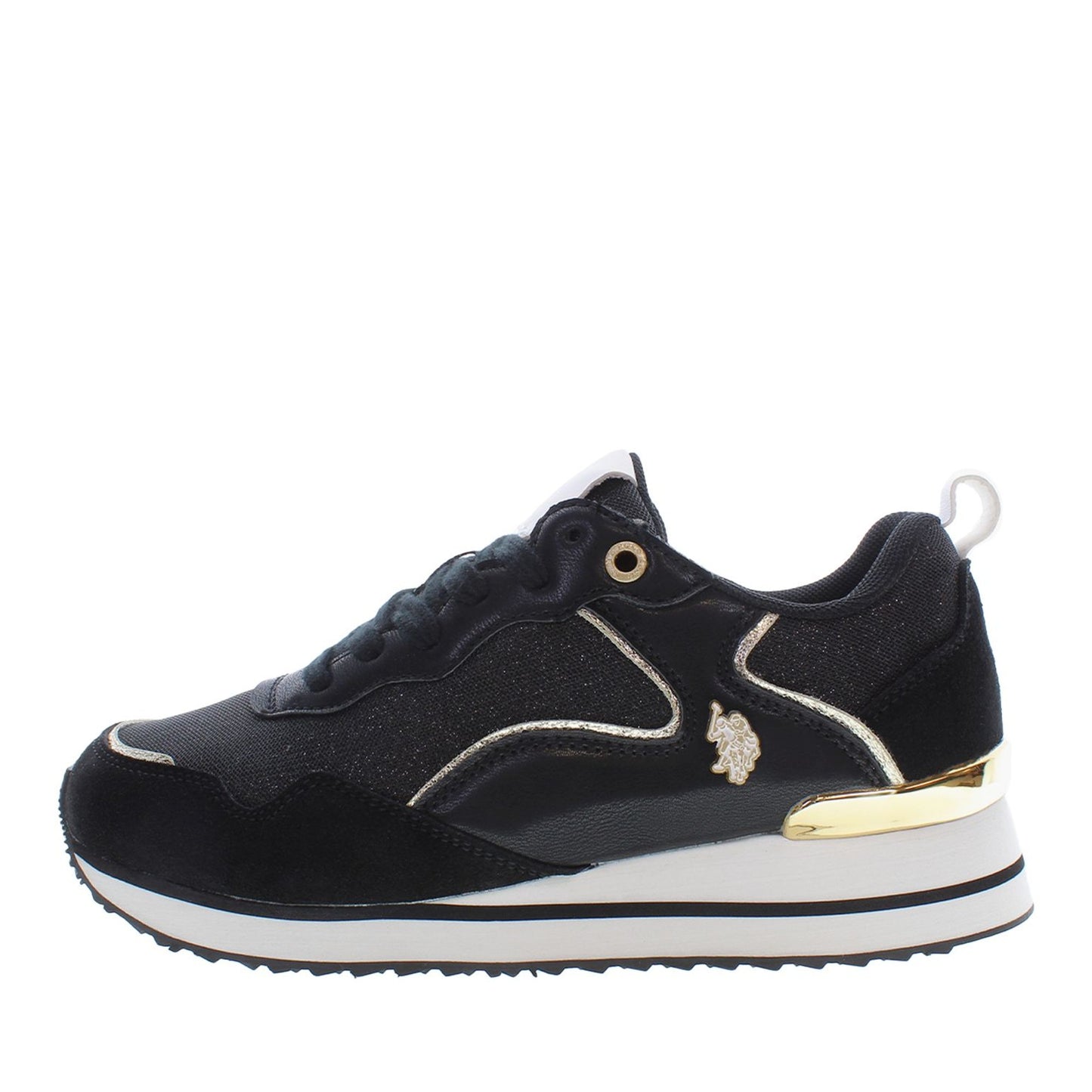 Women's Black Athletic Sneakers