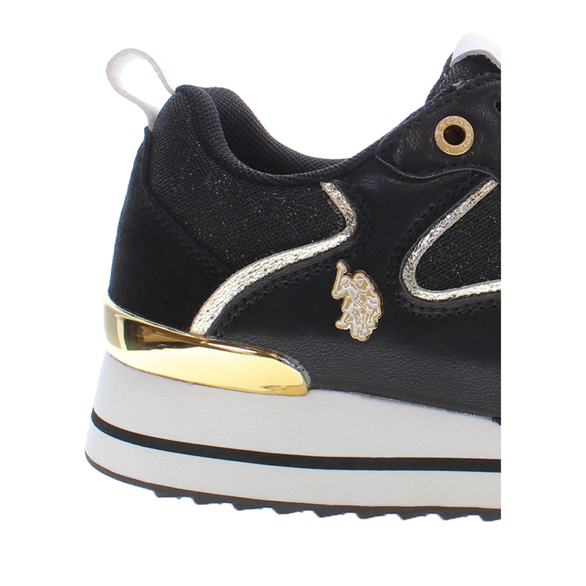 Women's Black Athletic Sneakers
