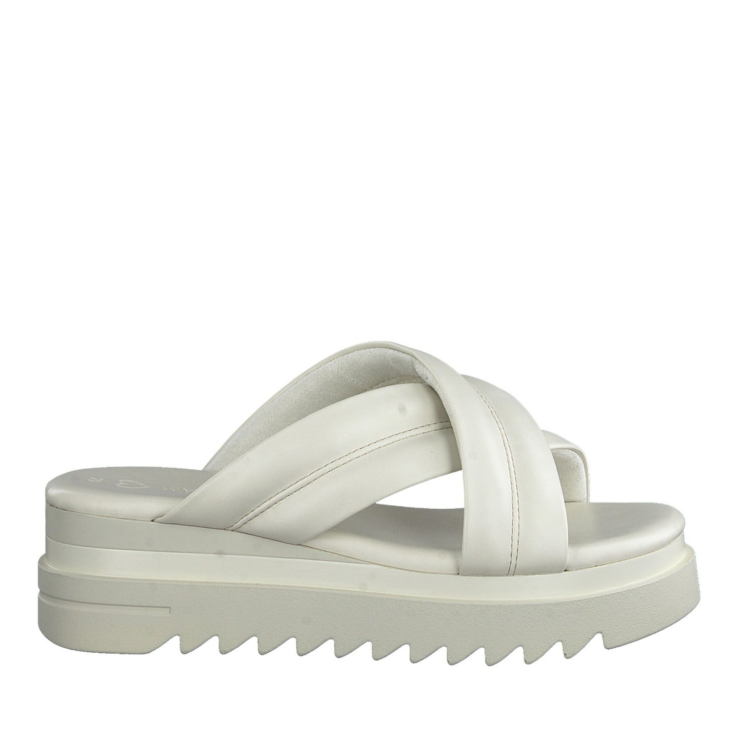 Women's Beige Open-Toe Slippers