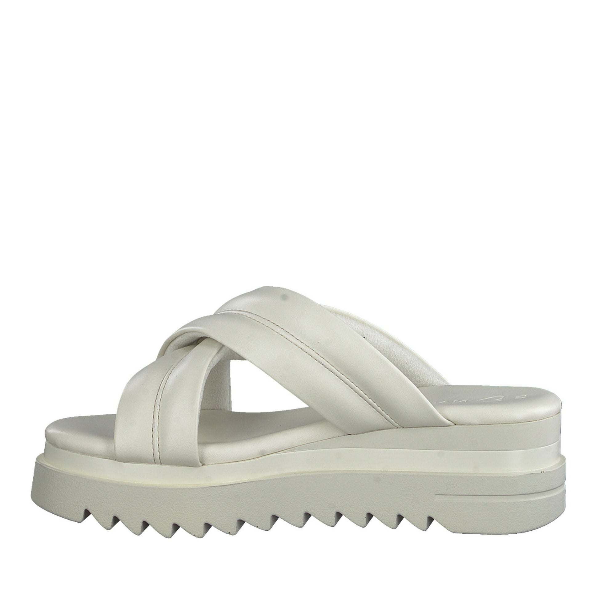Women's Beige Open-Toe Slippers