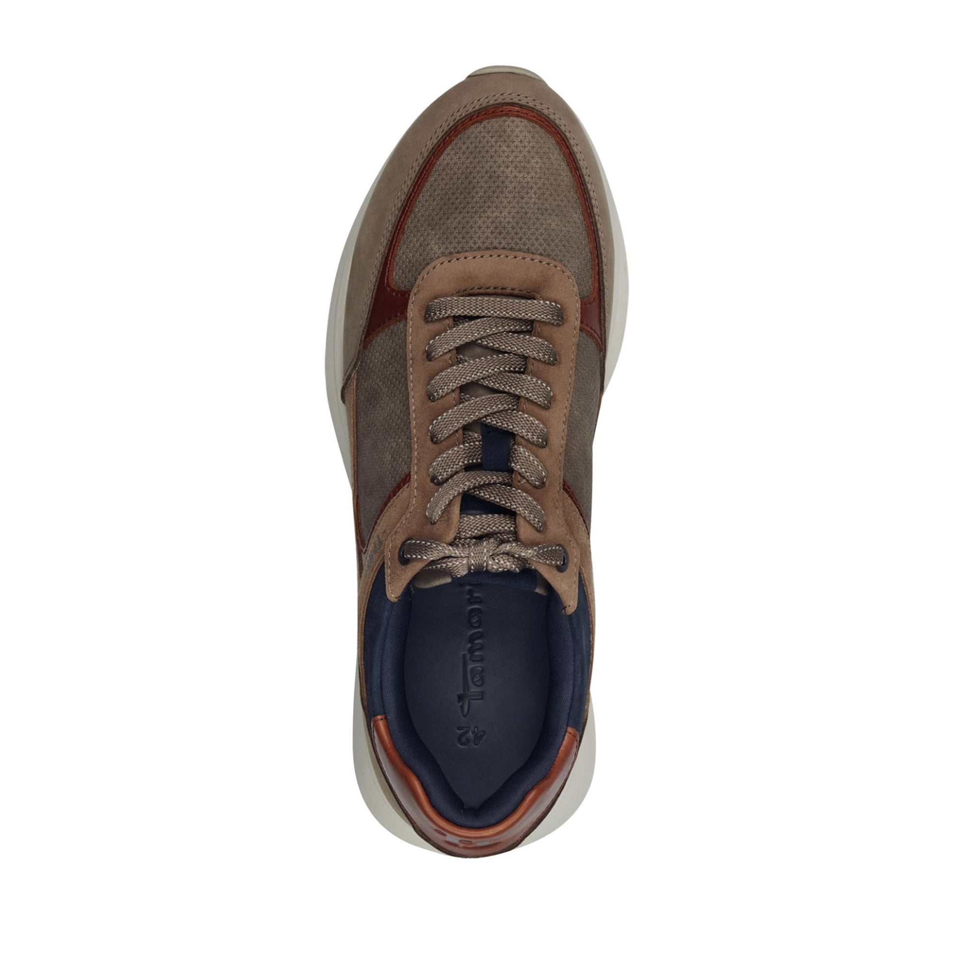 Men's Beige Fashion Sneakers