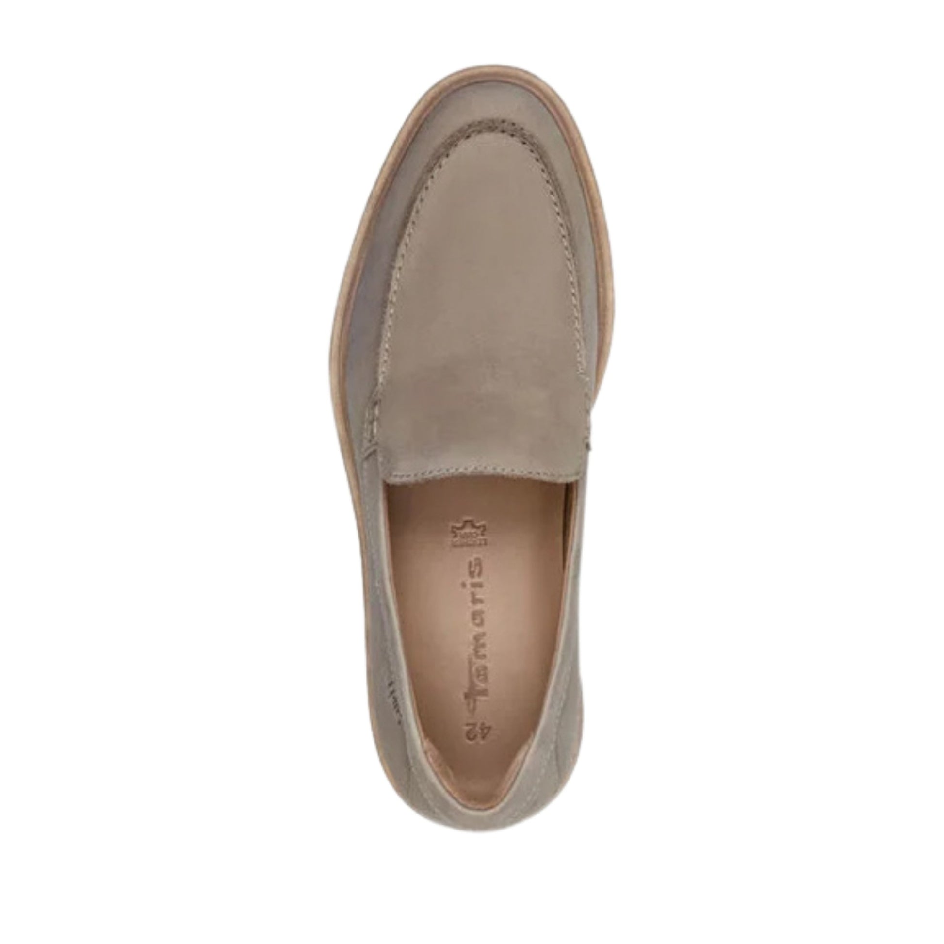 Men's Beige Moccasins
