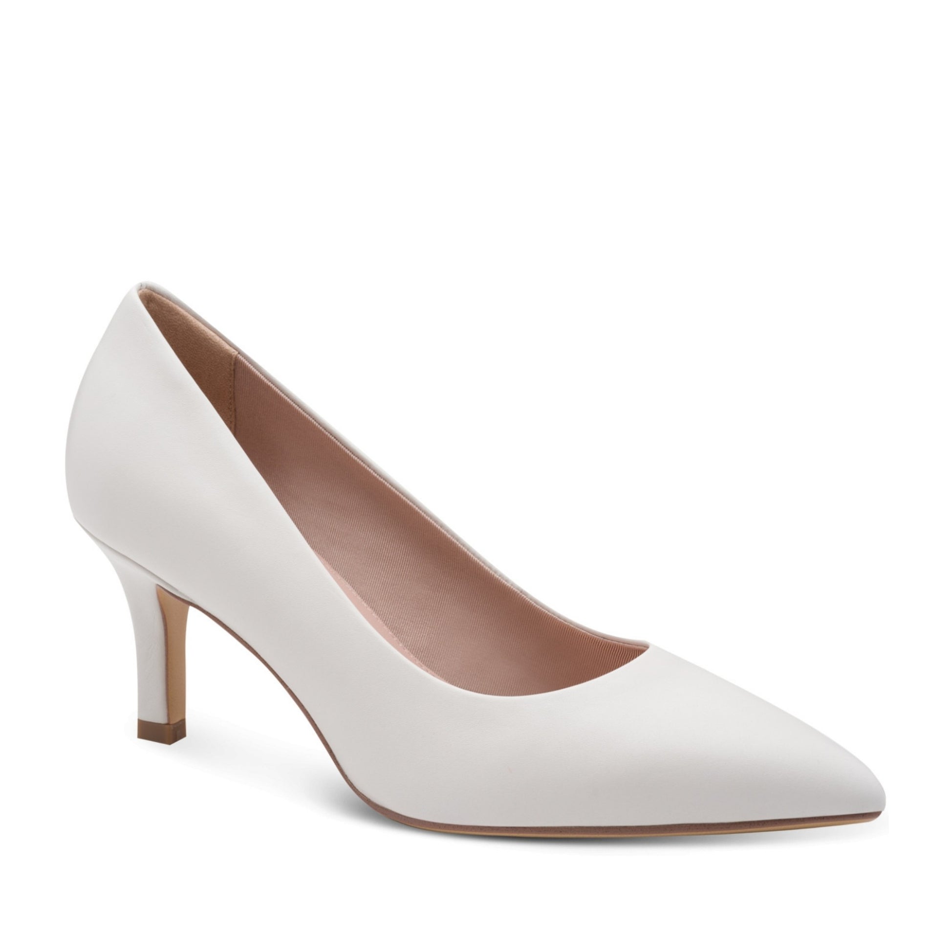 Women's White Dress Pumps