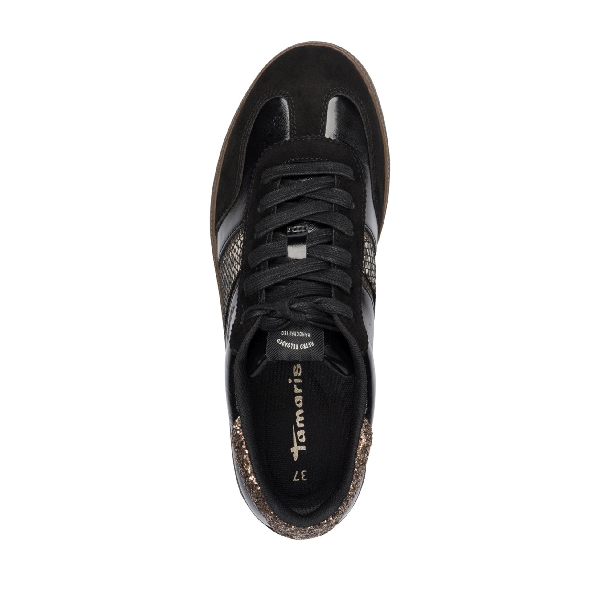 Women's Black Fashion Sneakers